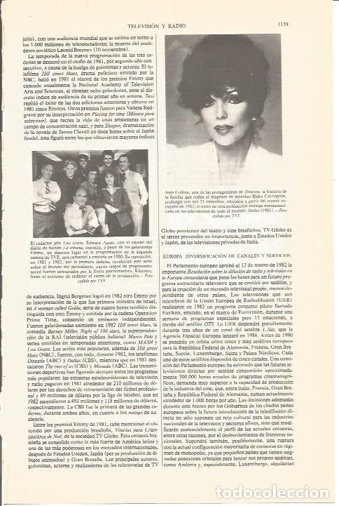 Otros art&iacute;culos de coleccionismo en papel: LAMINA V04946: Joan Collins y protagonistas de la serie Lou Grant - Varios