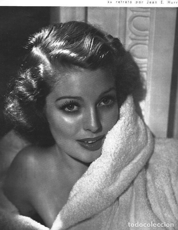 Otros art&iacute;culos de coleccionismo en papel: LAMINA 30014: Loretta Young, fotografia de Hurrell - VVAA