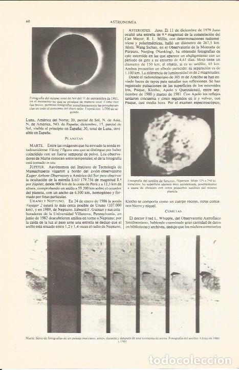Otros art&iacute;culos de coleccionismo en papel: LAMINA V05403: Fotografia del satelite Viking a Marte - Varios