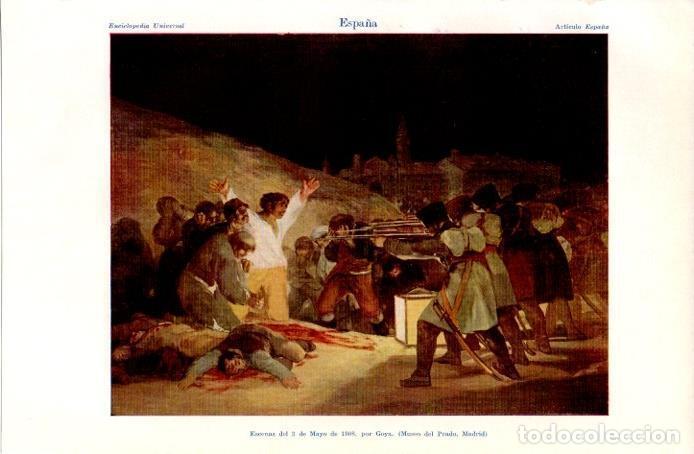 Sammelleidenschaft Andere Papierartikel: LAMINA V07334: El 3 de Mayo de 1808 por Goya - Varios
