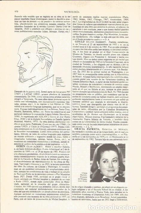 Otros art&iacute;culos de coleccionismo en papel: LAMINA V04911: Princesa de Monaco Grace Kelly - Varios