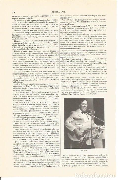 Otros art&iacute;culos de coleccionismo en papel: LAMINA V04881: Bill Haley - Varios