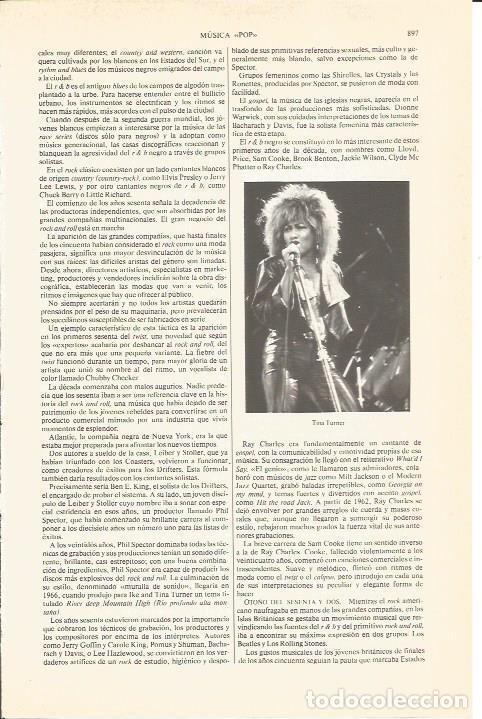 Otros art&iacute;culos de coleccionismo en papel: LAMINA V04883: Tina Turner - Varios
