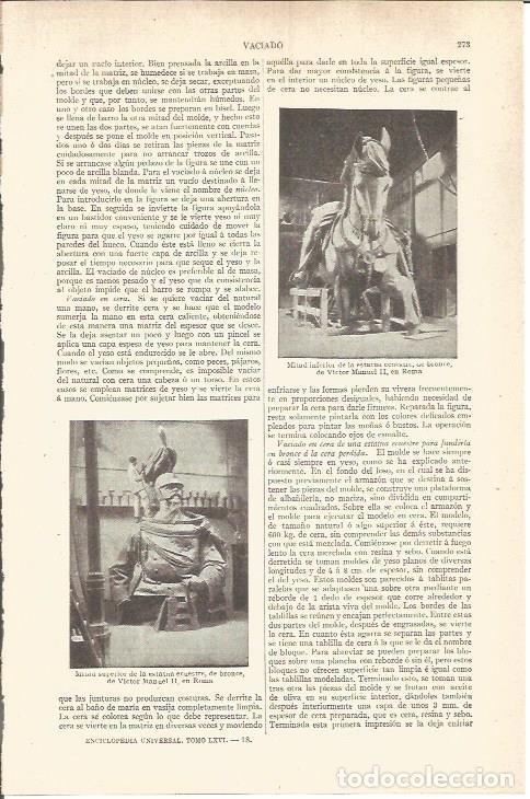 Otros art&iacute;culos de coleccionismo en papel: LAMINA V05772: Estatua ecuestre de Victor Manuel II en Roma - Varios