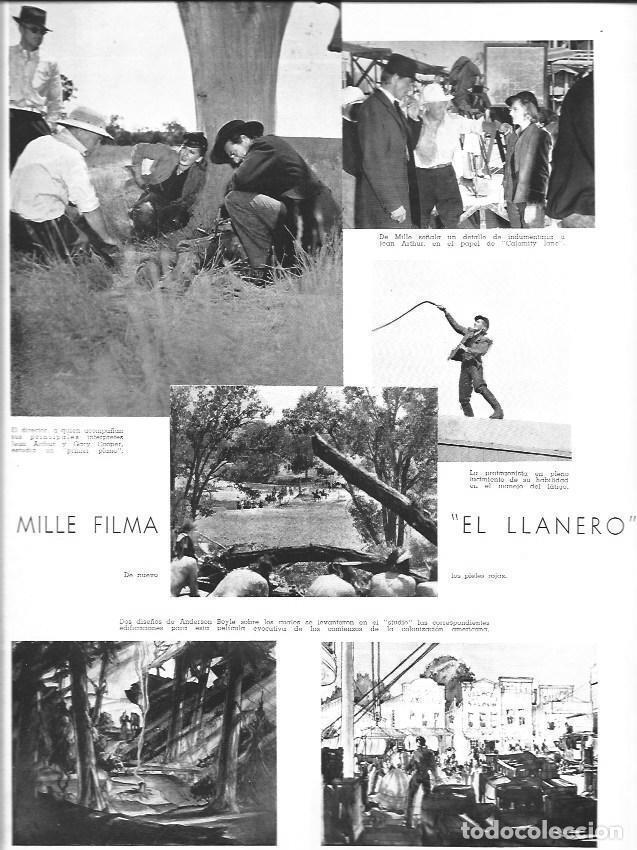 Otros art&iacute;culos de coleccionismo en papel: LAMINA 29941: Rodaje de El Llanero con Gary Cooper - VVAA