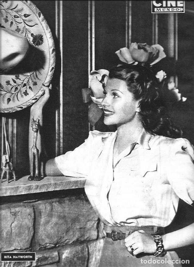 Otros art&iacute;culos de coleccionismo en papel: LAMINA 30329: Fotografia de Rita Hayworth - VVAA