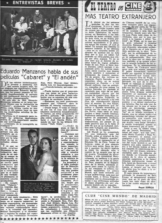 Sammelleidenschaft Andere Papierartikel: LAMINA 30334: Entrevista a Eduardo Manzano - VVAA