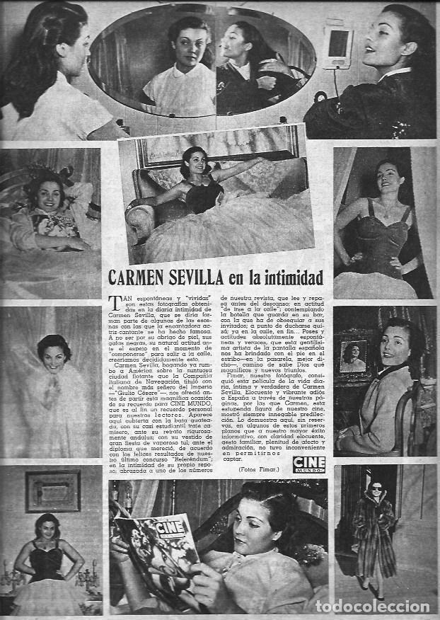 Otros art&iacute;culos de coleccionismo en papel: LAMINA 30439: Carmen Sevilla en la intimidad - VVAA