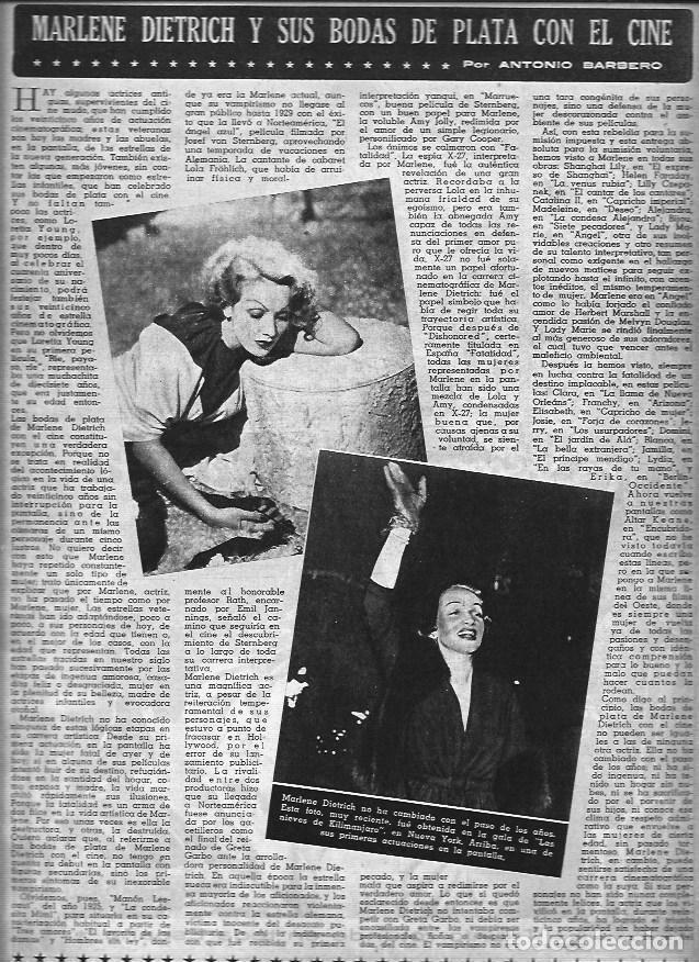 Otros art&iacute;culos de coleccionismo en papel: LAMINA 30443: Marlene Dietrich en Nueva York - VVAA