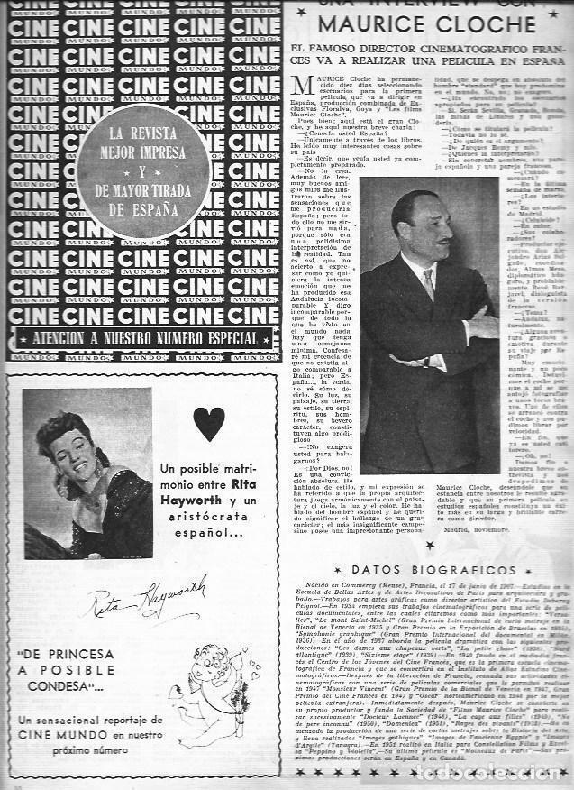 Otros art&iacute;culos de coleccionismo en papel: LAMINA 30391: Maurice Clothe y Rita Hayworth - VVAA