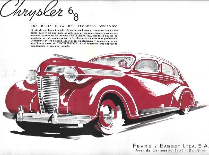 Otros art&iacute;culos de coleccionismo en papel: LAMINA 30059: Publicidad de Chrysler 6.8 - VVAA