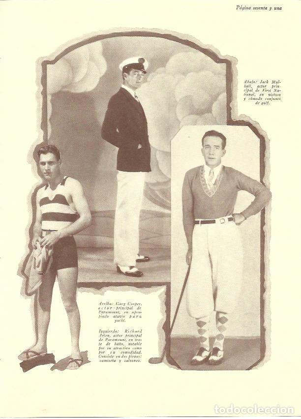 Otros art&iacute;culos de coleccionismo en papel: LAMINA 29751: Jack Mulhall, Gary Cooper y Richard Arlen - VVAA