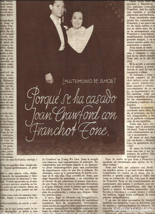 Otros art&iacute;culos de coleccionismo en papel: LAMINA 31080: Joan Crawford y Franchot Tone - VVAA