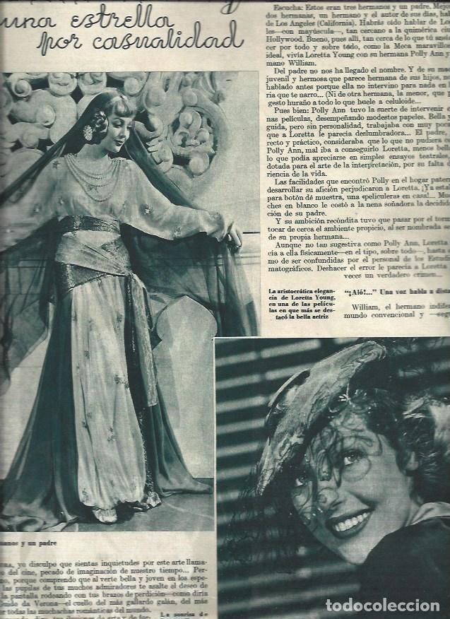 Otros art&iacute;culos de coleccionismo en papel: LAMINA 30732: Loretta Young - VVAA