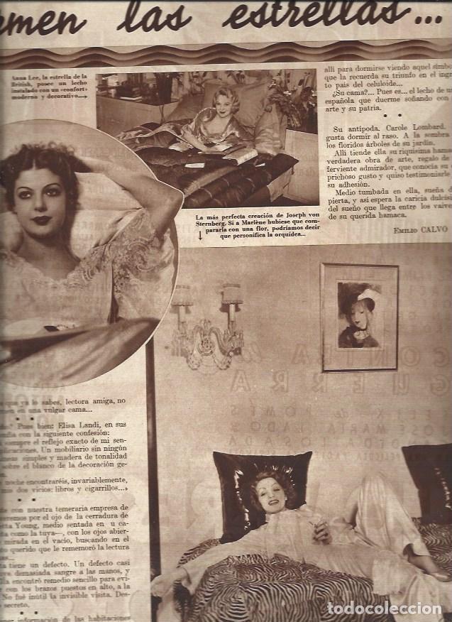 Otros art&iacute;culos de coleccionismo en papel: LAMINA 30734: Marlene Dietrich en su cama - VVAA