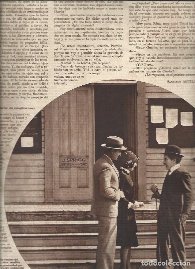 Otros art&iacute;culos de coleccionismo en papel: LAMINA 30598: Charles Chaplin con Edna Purviance - VVAA