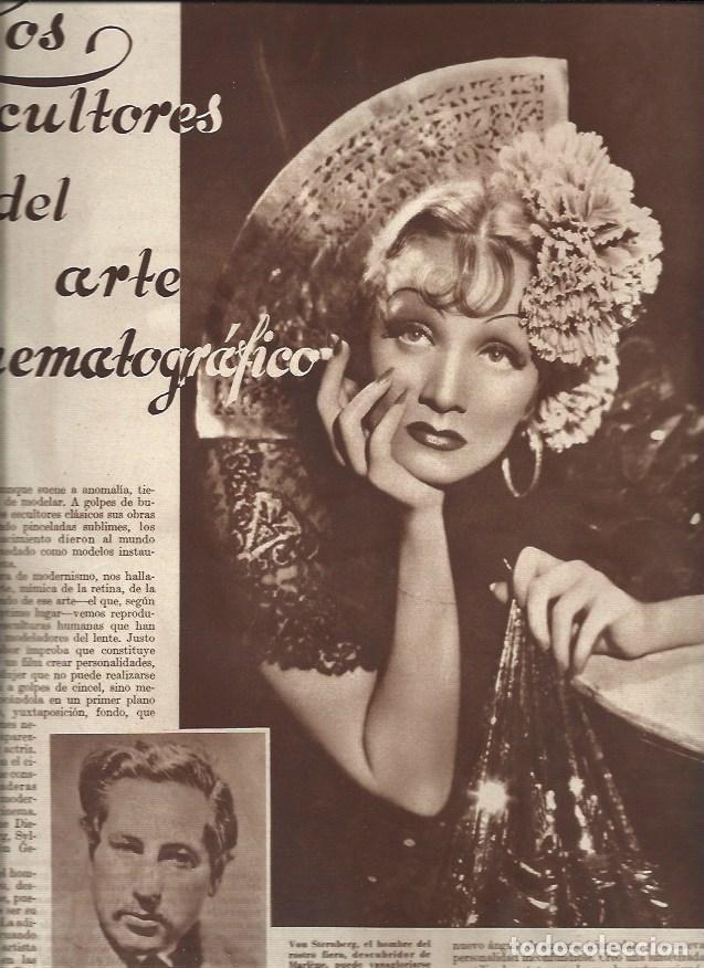 Otros art&iacute;culos de coleccionismo en papel: LAMINA 30651: Von Sternberg y Marlene Dietrich - VVAA