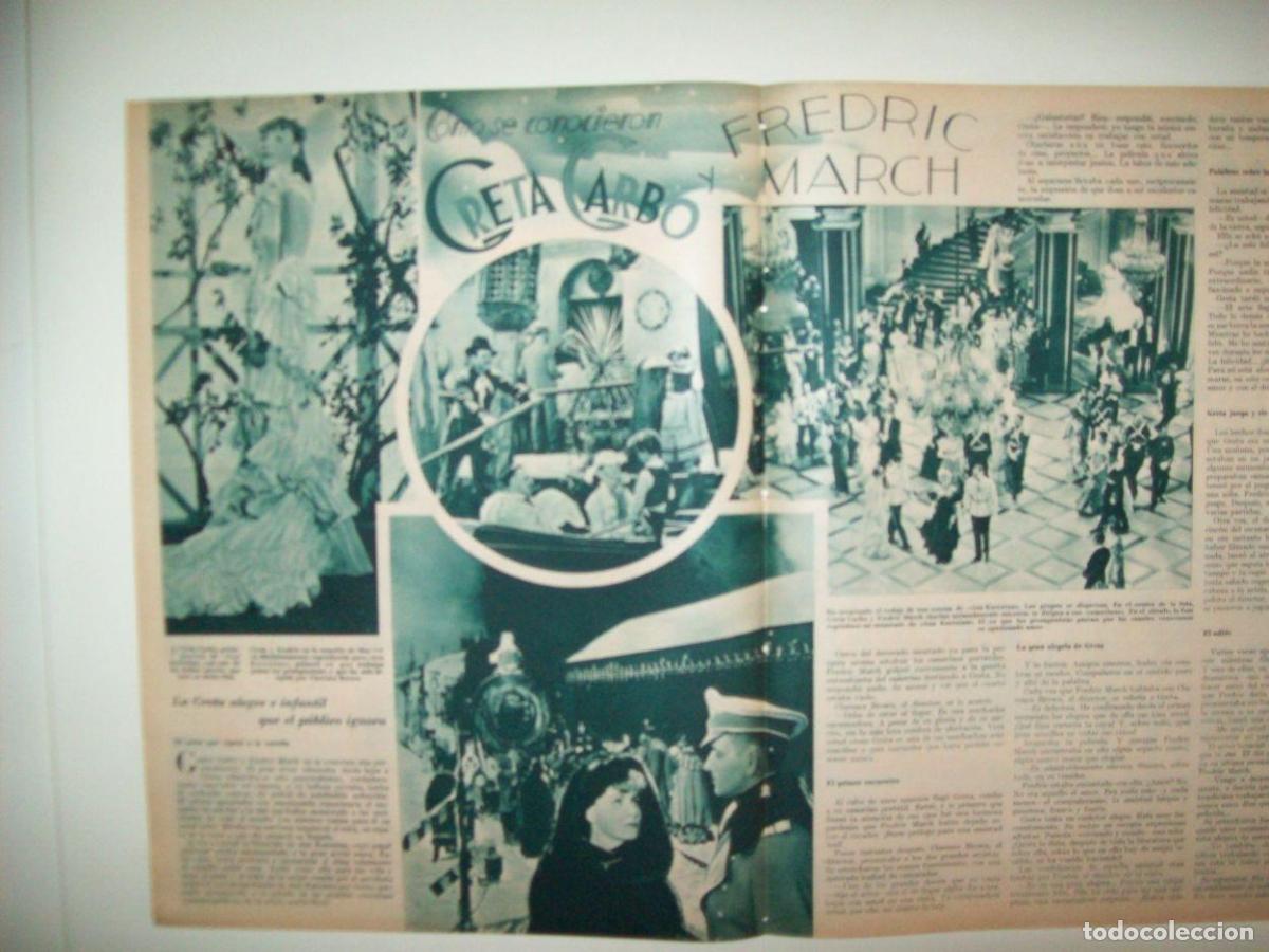 Otros art&iacute;culos de coleccionismo en papel: LAMINA 30976: Como se conocieron Greta Garbo y Frederic March - VVAA