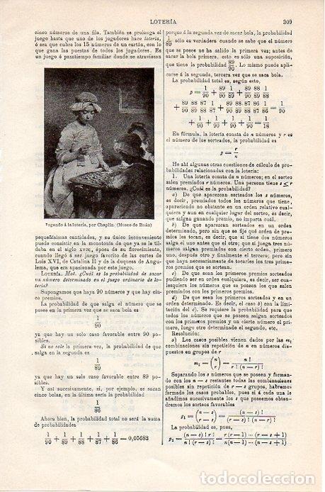 Otros art&iacute;culos de coleccionismo en papel: LAMINA V08772: Jugando a la loteria, por Chaplin - Varios