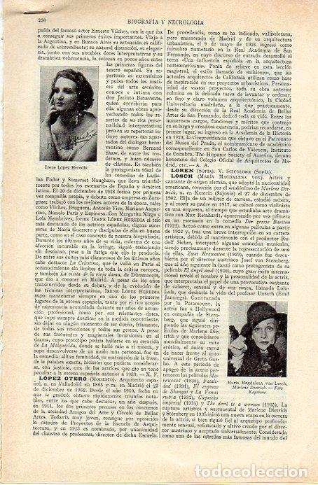 Otros art&iacute;culos de coleccionismo en papel: LAMINA V09794: Entrada de Marlene Dietrich - Varios