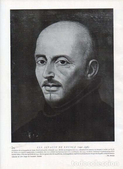 Paper Collecting Others: LAMINA V10079: Retrato de San Ignacio de Loyola - Varios