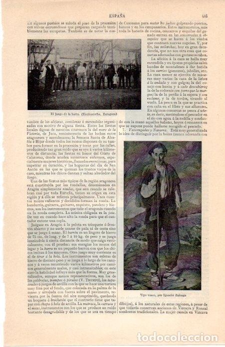 Otros art&iacute;culos de coleccionismo en papel: LAMINA V07189: Tipo vasco por Ignacio Zuloaga - Varios
