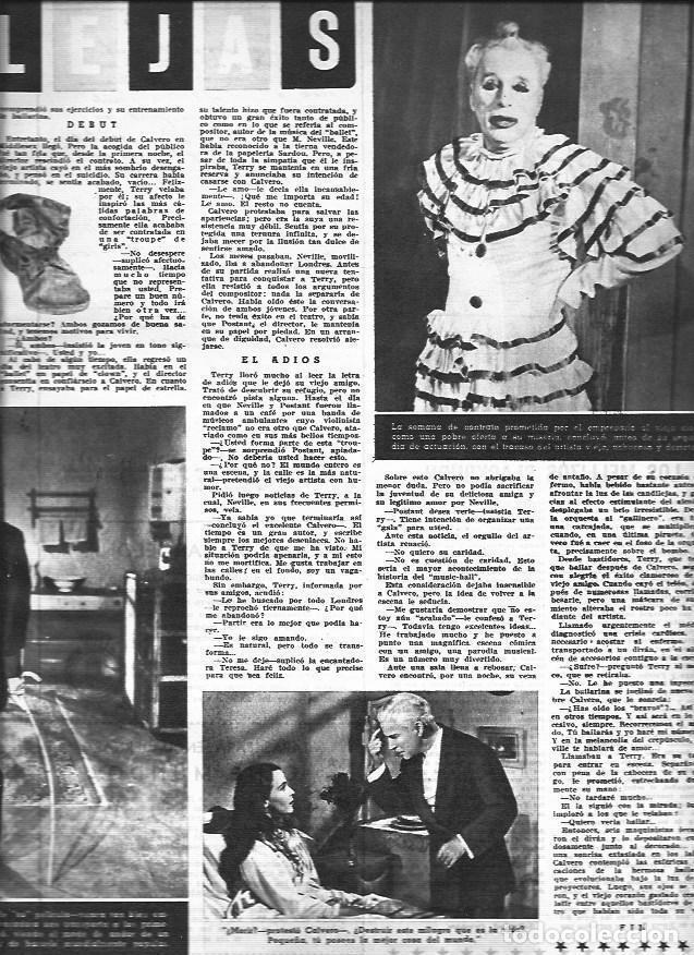 Otros art&iacute;culos de coleccionismo en papel: LAMINA 30417: Charles Chaplin en el rodaje de Candilejas - VVAA