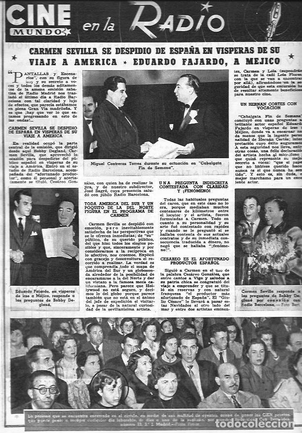 Otros art&iacute;culos de coleccionismo en papel: LAMINA 30420: Carmen Sevilla y Miguel Contreras - VVAA