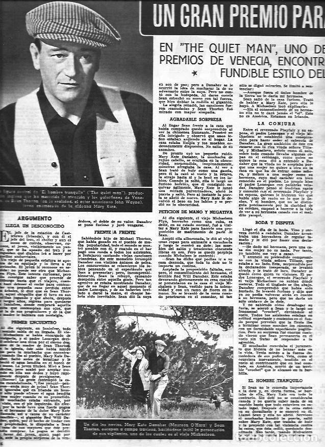 Otros art&iacute;culos de coleccionismo en papel: LAMINA 30300: John Wayne en The Quiet Man - VVAA