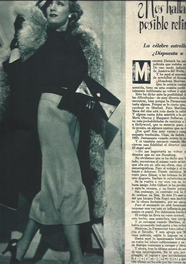 Otros art&iacute;culos de coleccionismo en papel: LAMINA 31002: Marlene Dietrich en la calle - VVAA