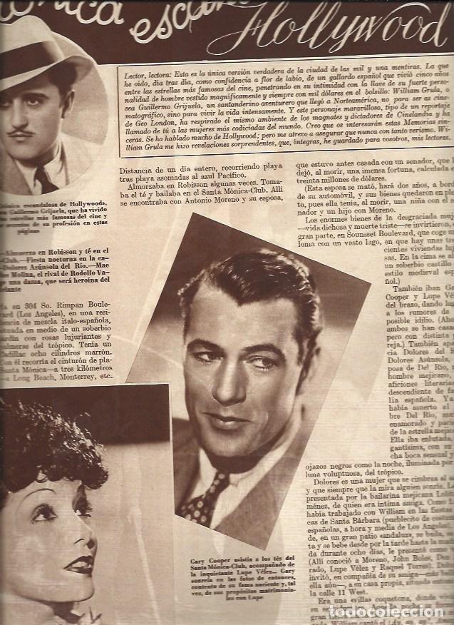 Otros art&iacute;culos de coleccionismo en papel: LAMINA 31049: Gary Cooper, William Crula y Lupe Velez - VVAA