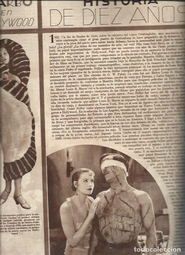 Otros art&iacute;culos de coleccionismo en papel: LAMINA 30686: Greta Garbo y Antonio Moreno en La tierra de todos - VVAA