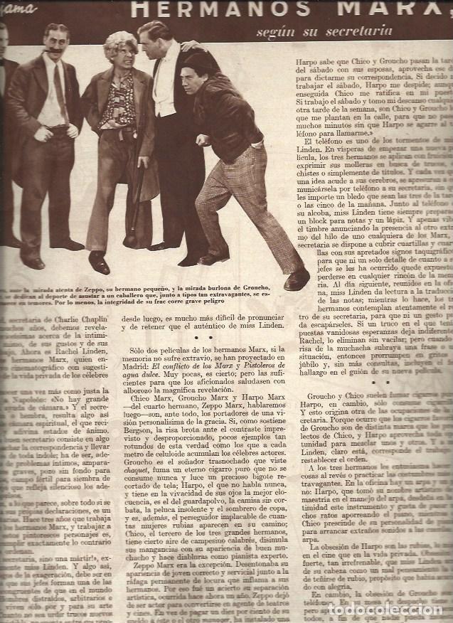 Otros art&iacute;culos de coleccionismo en papel: LAMINA 30657: La vida intima de los Hermanos Marx - VVAA