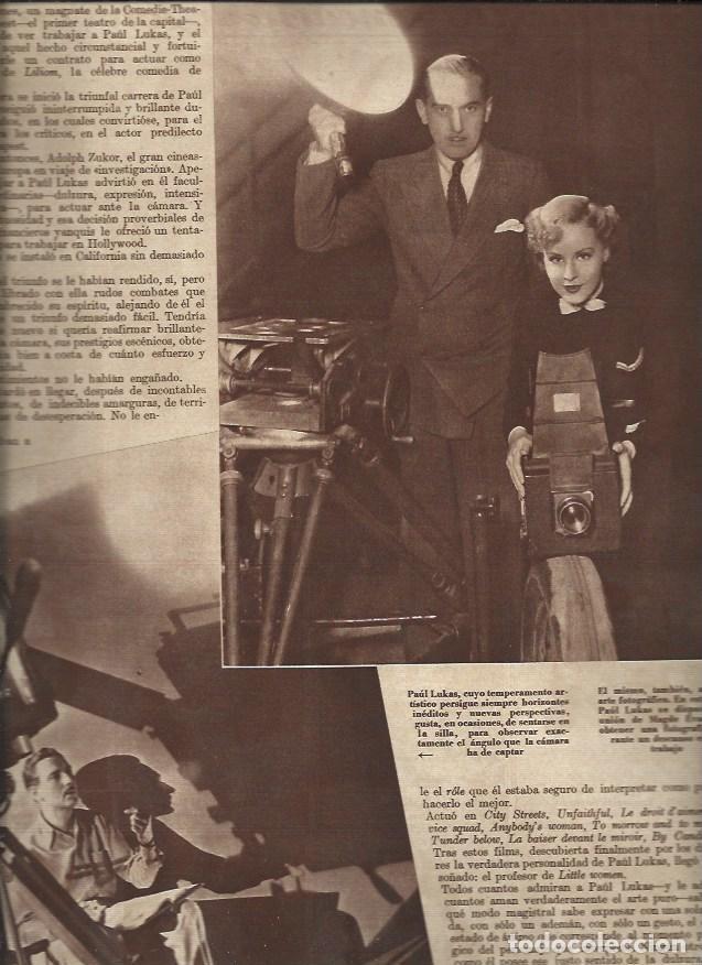 Outros artigos de papel: LAMINA 30752: Paul Lukas y Madge Evans - VVAA