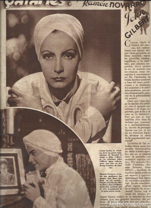 Otros art&iacute;culos de coleccionismo en papel: LAMINA 30559: Greta Garbo y Ramon Navarro - VVAA