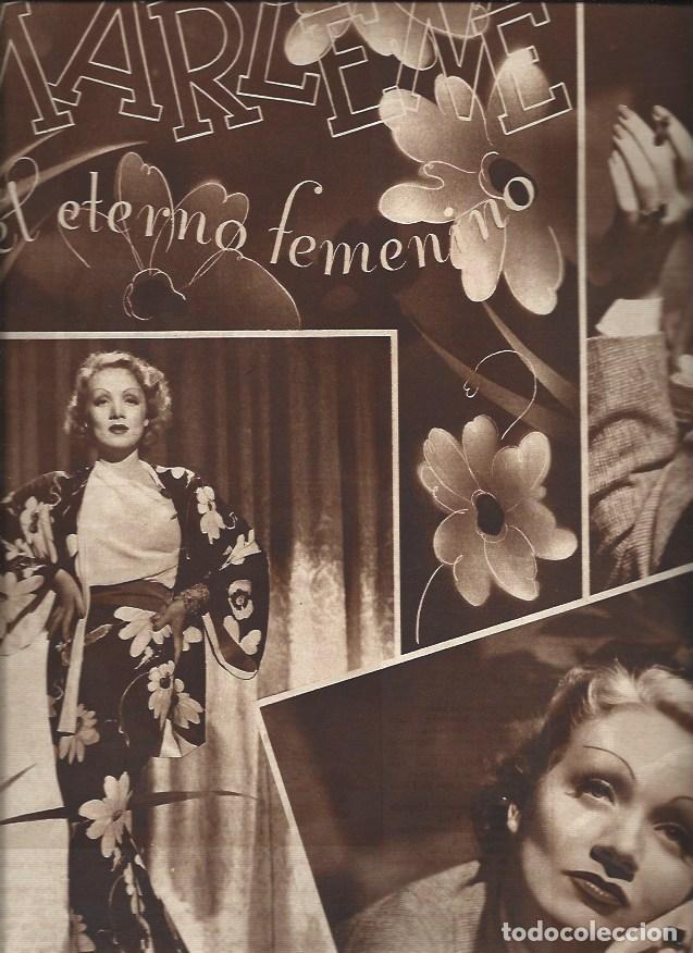 Otros art&iacute;culos de coleccionismo en papel: LAMINA 30895: Marlene Dietrich o el eterno femenino - VVAA