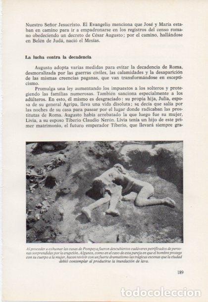 Otros art&iacute;culos de coleccionismo en papel: LAMINA V15415: Cadaveres petrificados en Pompeya - Varios