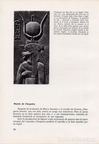 Otros art&iacute;culos de coleccionismo en papel: LAMINA V15413: Cleopatra - Varios