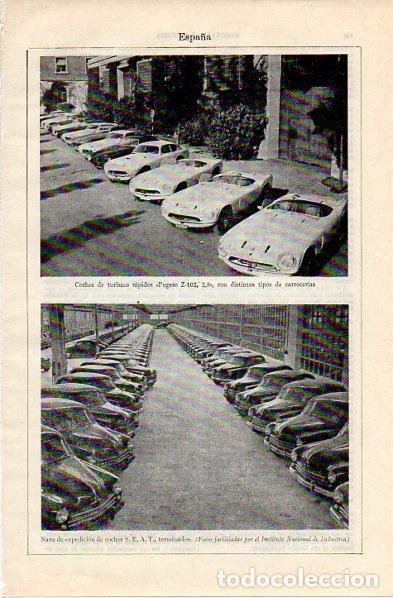 Otros art&iacute;culos de coleccionismo en papel: LAMINA V11001: Pegaso Z-102 con distintas carrocerias - Varios