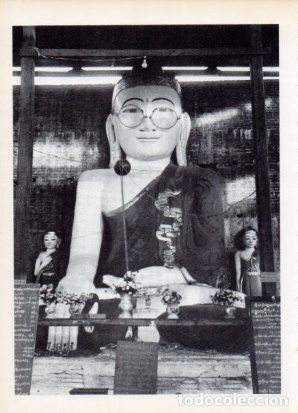 Otros art&iacute;culos de coleccionismo en papel: LAMINA V14981: Gran Buda con gafas en Ava, Birmania - Varios