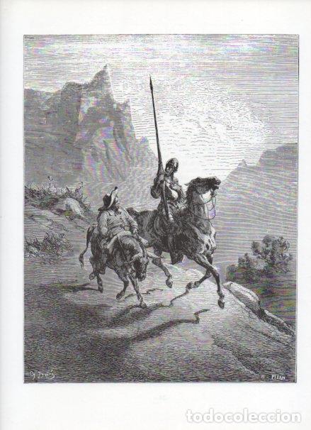 Otros art&iacute;culos de coleccionismo en papel: LAMINA V15890: Don Quijote de la Mancha. Ilustracion de Gustavo Dore. Modelo 006