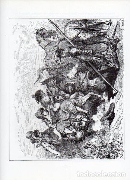 Otros art&iacute;culos de coleccionismo en papel: LAMINA V15930: Don Quijote de la Mancha. Ilustracion de Gustavo Dore. Modelo 046