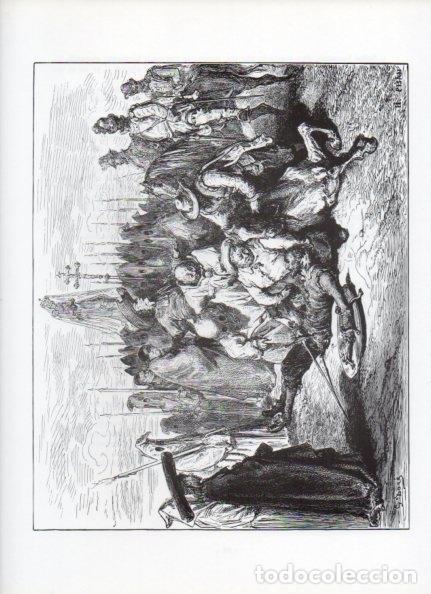 Otros art&iacute;culos de coleccionismo en papel: LAMINA V15928: Don Quijote de la Mancha. Ilustracion de Gustavo Dore. Modelo 044