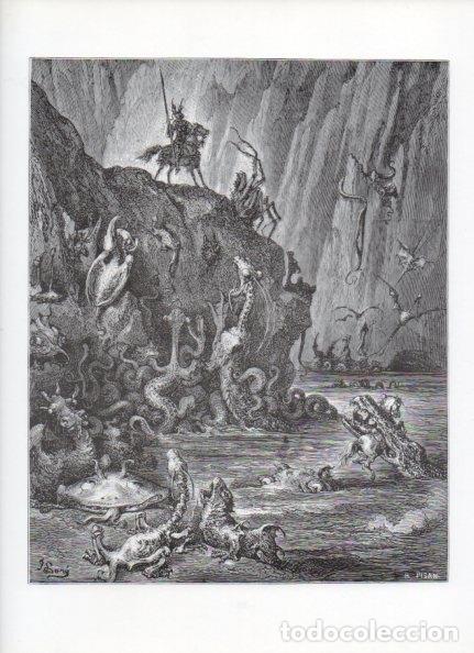 Otros art&iacute;culos de coleccionismo en papel: LAMINA V15923: Don Quijote de la Mancha. Ilustracion de Gustavo Dore. Modelo 039