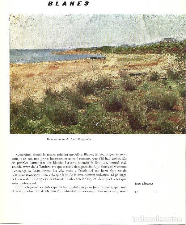 Outros artigos de papel: LAMINA 31429: Blanes, por Joan Roig Soler - Ramon Reig