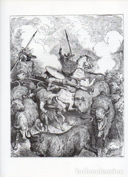 Otros art&iacute;culos de coleccionismo en papel: LAMINA V15966: Don Quijote de la Mancha. Ilustracion de Gustavo Dore. Modelo 082
