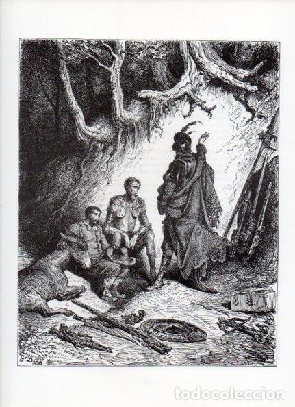 Otros art&iacute;culos de coleccionismo en papel: LAMINA V15971: Don Quijote de la Mancha. Ilustracion de Gustavo Dore. Modelo 087