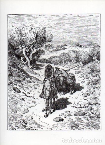Otros art&iacute;culos de coleccionismo en papel: LAMINA V15980: Don Quijote de la Mancha. Ilustracion de Gustavo Dore. Modelo 096