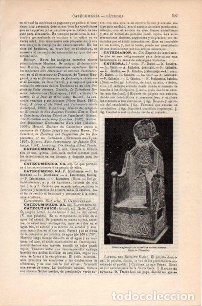 Otros art&iacute;culos de coleccionismo en papel: LAMINA V11782: Catedra episcopal de la basilica de San Marcos - Varios