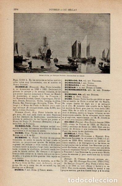 Otros art&iacute;culos de coleccionismo en papel: LAMINA V16535: Calma chicha por E. Dubbels - Varios